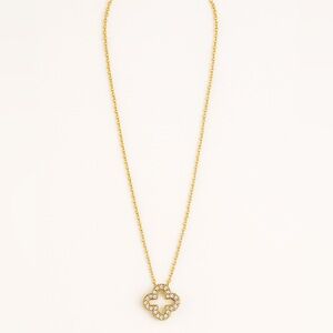 Elegant Gold Pendant 925 Necklace